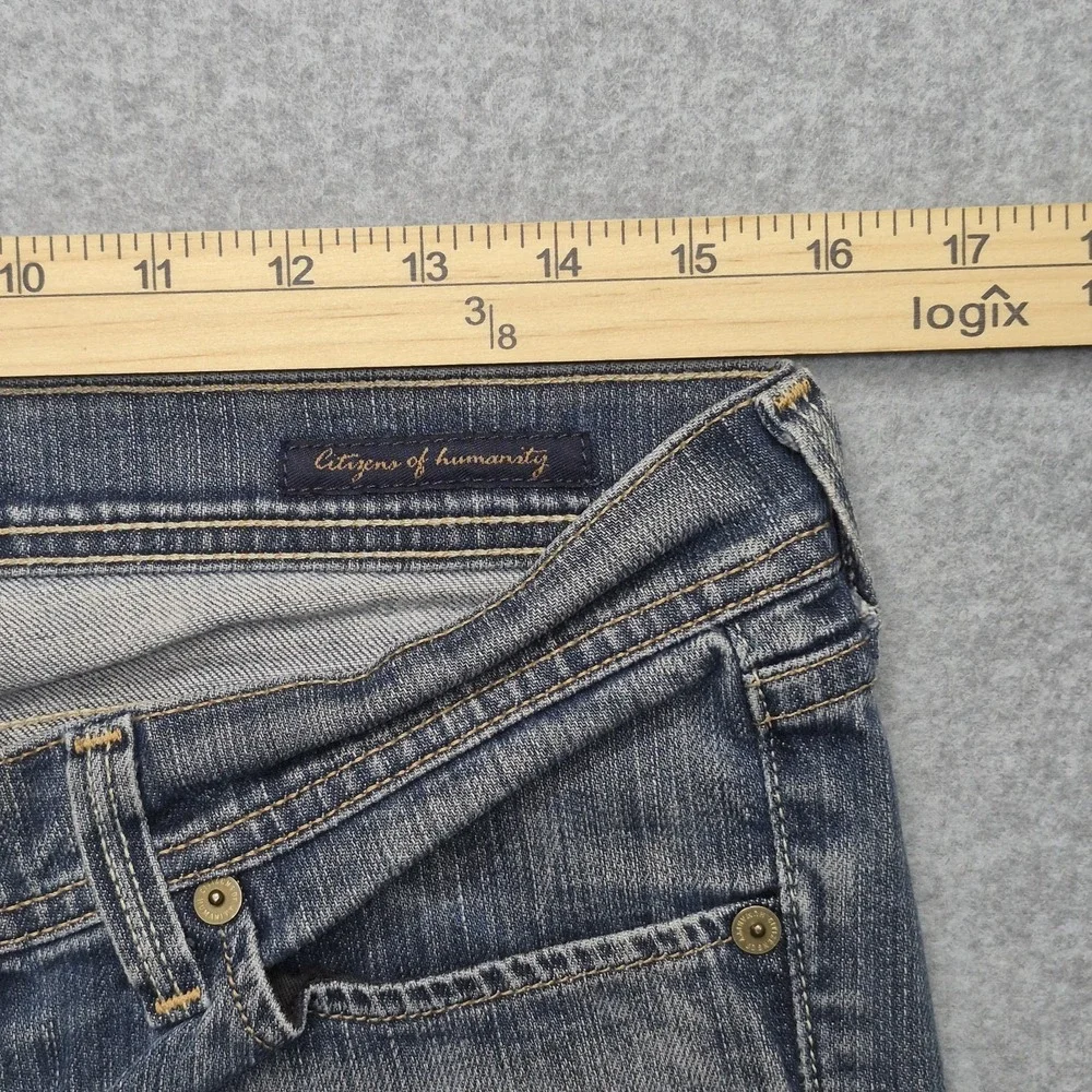 Citizens of Humanity Jeans Womens 30 Paloma Low Waist Flare Leg Blue Denim Y2K
